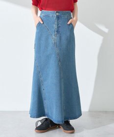 earth music&ecology エスカルゴマーメイドデニムスカート