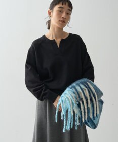 AMERICAN HOLIC バイパチカフタンネックラグランニットプルオーバー