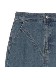 earth music&ecology エスカルゴマーメイドデニムスカート