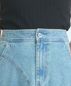 earth music&ecology エスカルゴマーメイドデニムスカート