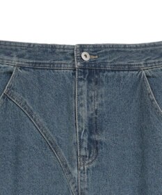 earth music&ecology エスカルゴマーメイドデニムスカート