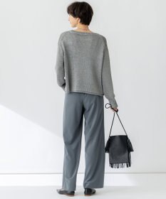 23区 L 【セットアップ対応/洗える】2WAYストレッチツイル ワイドパンツ