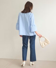 Feroux 【洗える・2WAY】リボンタイチュニック ブラウス