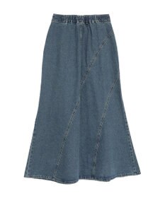 earth music&ecology エスカルゴマーメイドデニムスカート