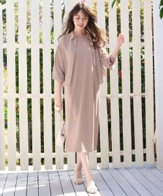 ANY SIS 【美人百花6月号掲載】2SETシアーシャツ×ワンピース セット