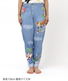 tsumori chisato SLEEP ツモリチサト ボトムス 長ズボン ルームウエア 綿100%(本体) ミニ裏毛素材 レディース UOX544 /ワコール