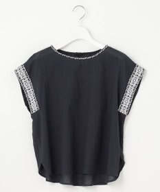 23区 【Indian Factory】コットンフレックス エンブロイダリーブラウス