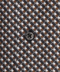 JOSEPH ABBOUD 【オーガニックコットン使用・JAPANファブリック】ジオメトリックプリントシャツ