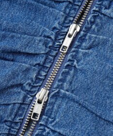 Green Parks ・ＳＵＧＡＲ　ＳＰＯＯＮデニムフロントＺＩＰナロースカート