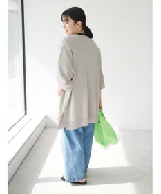 CRAFT STANDARD BOUTIQUE UVカット/接触冷感/マシンウォッシャブル/Vネックビッグニットカーディガン