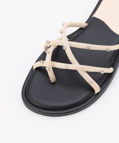 steppi ビジュー トング サンダル