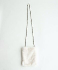 WEGO ファーチェーンミニショルダー