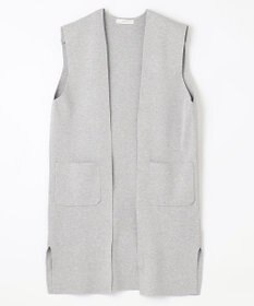 ANY L 【洗濯機可能】スタイルアップ ニットジレ