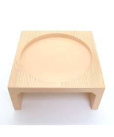 PET PARADISE 木製フードテーブル【大】（フードボウル別売り）M