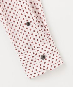 JOSEPH ABBOUD 【綿100％・ストレッチ・イージーケア】コンフォートジャージー プリント シャツ