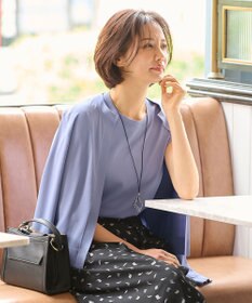 自由区 【洗える・XSサイズあり】クレープストレッチ カーディガン