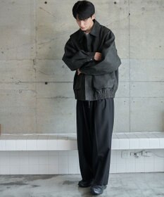 WEGO 【ユニセックス着用ITEM】エコレザー2WAYフライトジャケット