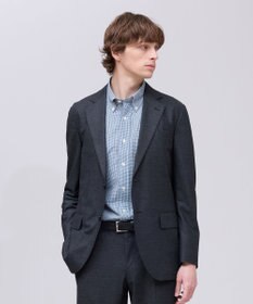 J.PRESS MEN 夏に嬉しい6つの高機能【J.PRESS-POOL WOOL】【セットアップ対応】ジャージーセットアップ ジャケット グレー系