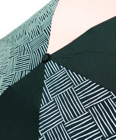 +RING 【UVカット95%以上】【UPF50＋】プラスリング レディース向け 晴雨兼用 折傘 BLK T1306