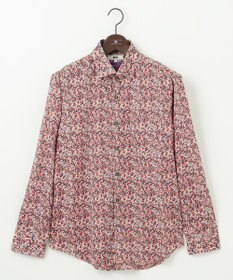 JOSEPH ABBOUD 【洗える】リバティプリント シャツ