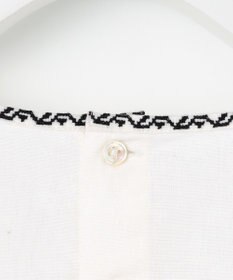 23区 【Indian Factory】コットンフレックス エンブロイダリーブラウス