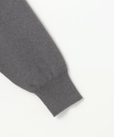 ANY L スウェットライクハーフジップニット