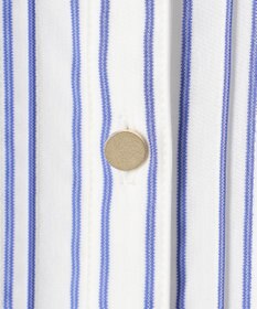 J.PRESS LADIES ストライプジャージー ピンタック カットソー