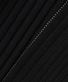 ICB 【洗える】シルクヴィスコースハイゲージ ジップアップカーディガン