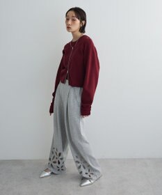 Green Parks SET2点Zipニットカーディガン+アメスリタンク