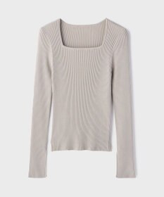 GRACE CONTINENTAL ハイゲージリブニットトップ