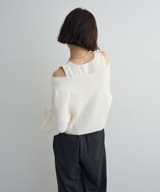 Green Parks SET2点Zipニットカーディガン+アメスリタンク