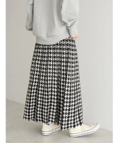 AMERICAN HOLIC ニットプリーツライクチェックスカート