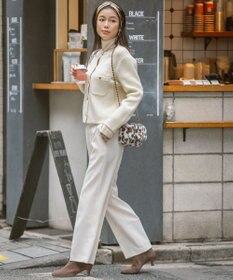 23区 フェイクファーチェーン ショルダー バッグ