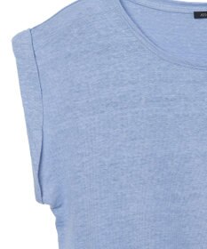 JOSEPH 【洗える】リネンジャージー　キャップスリーブトップス