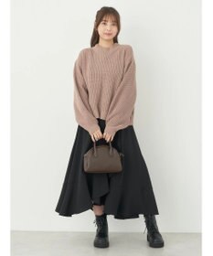 earth music&ecology マットベロアモールプルオーバー