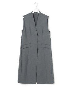 ICB L 【WEB＆一部店舗限定】 SerikaWorsted ノーカラーロングジレ