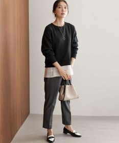 組曲 ハンサムツイルテーパード パンツ