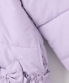 ANY KIDS 【洗濯機OK】中綿リボンコート