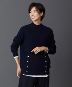 J.PRESS LADIES 【洗える】SEMI WORSTED ハイネック ニット