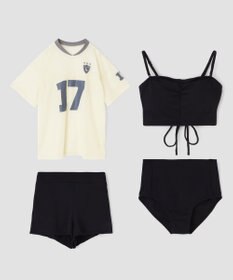 San-ai Resort（三愛水着楽園） WEB限定メッシュTシャツブラトップ4点セット水着