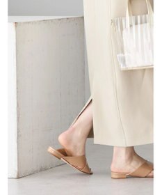 AMERICAN HOLIC イージーケアＵネックＩラインワンピース