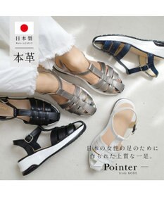 Pointer 日本製 本革グルカスポーツサンダル