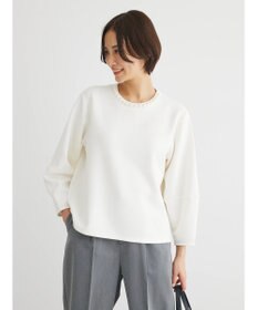 Green Parks パール付ポンチカットプルオーバー