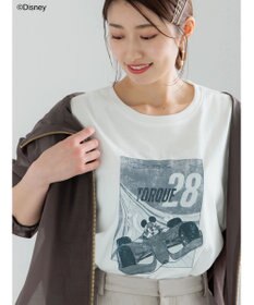 Te chichi 【Disney】MICKEY/フロントプリントTシャツ