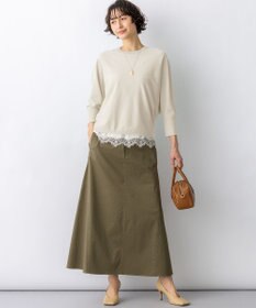 23区 L 【先行予約】サテンレースキャミソール