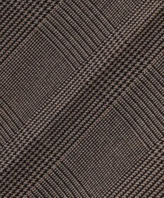 ANY L 【洗濯機可/ストレッチ/ウエストゴム/裏起毛】マルチファンクションストレッチチェックワイドパンツ