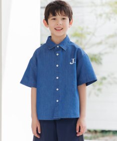 J.PRESS KIDS 【140-170cm】4.5オンス TC デニム 半袖シャツ