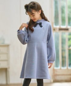 組曲 KIDS 【110-140cm】リボンタイ ワンピース