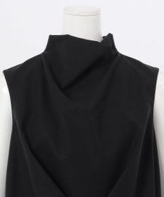 23区 L 【エステータ】コットンダブルクロス ノースリーブブラウス