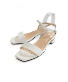 Pointer 日本製 本革スクエアトゥサンダル